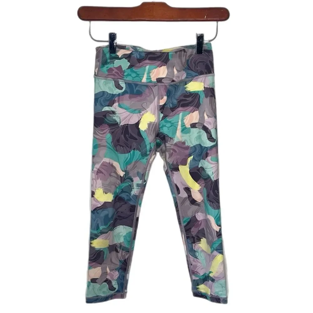 Athleta Girl Perfect Pair Camo Print Tank Top and Leggings Set